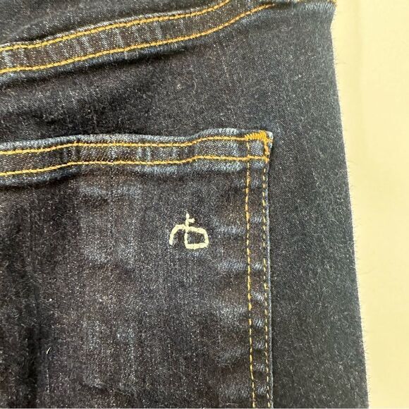 Rag & Bone Size 25 Justine Skinny Dark Wash Harrow Stretch Skinny Jeans - Picture 2 of 12